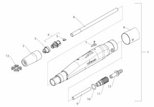 Automatikpistole-PEA-C4XL-S-Explosionszeichnung